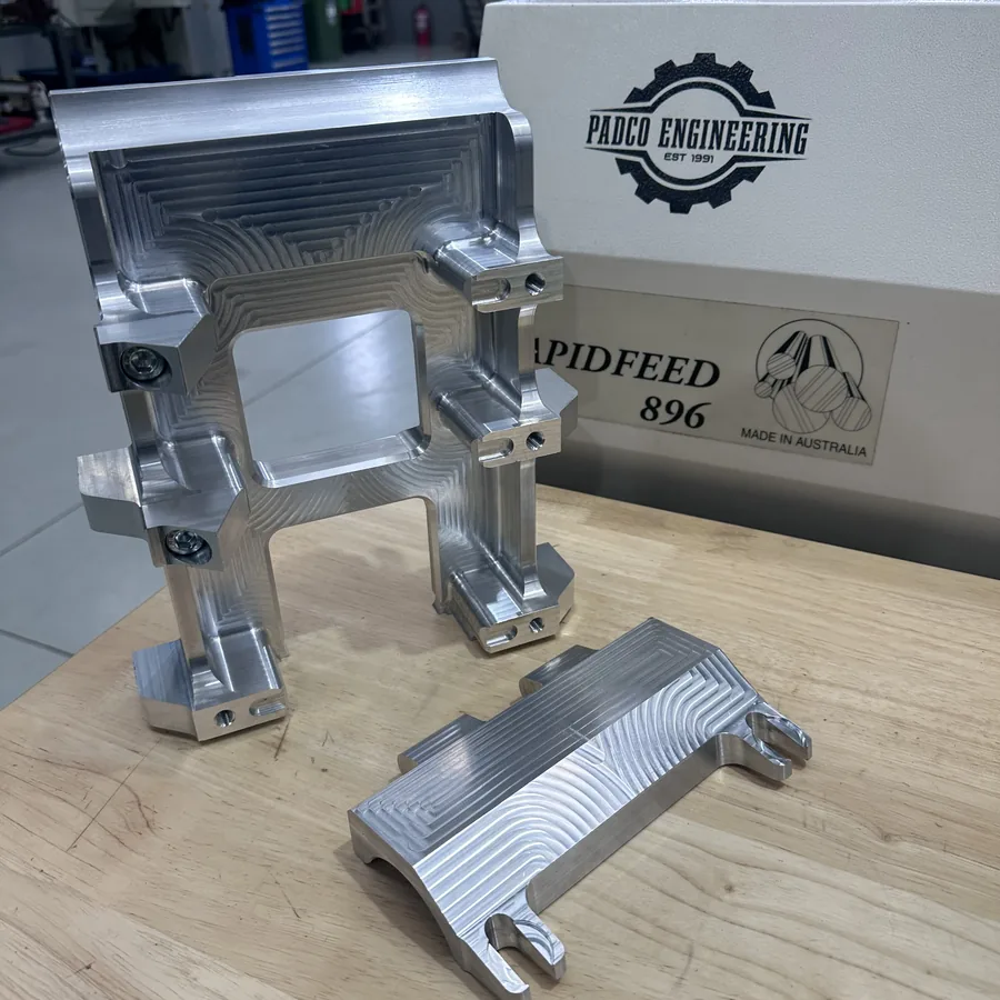 Machined billet bracket — Padco Engineering