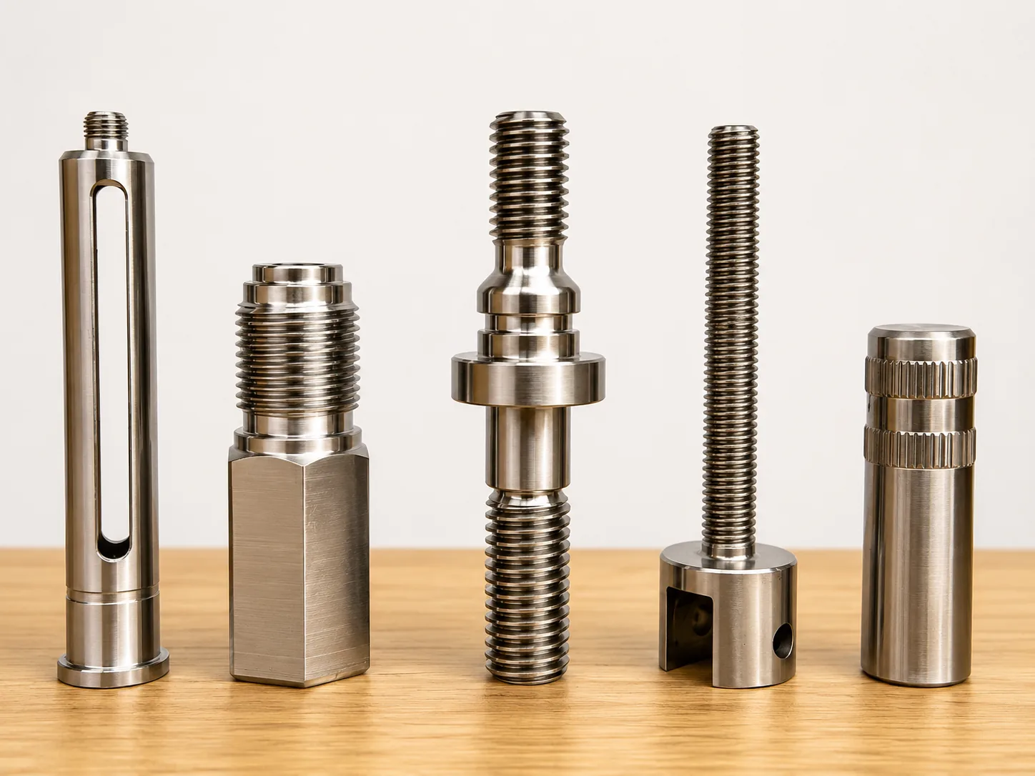 Precision machined stainless steel medical components