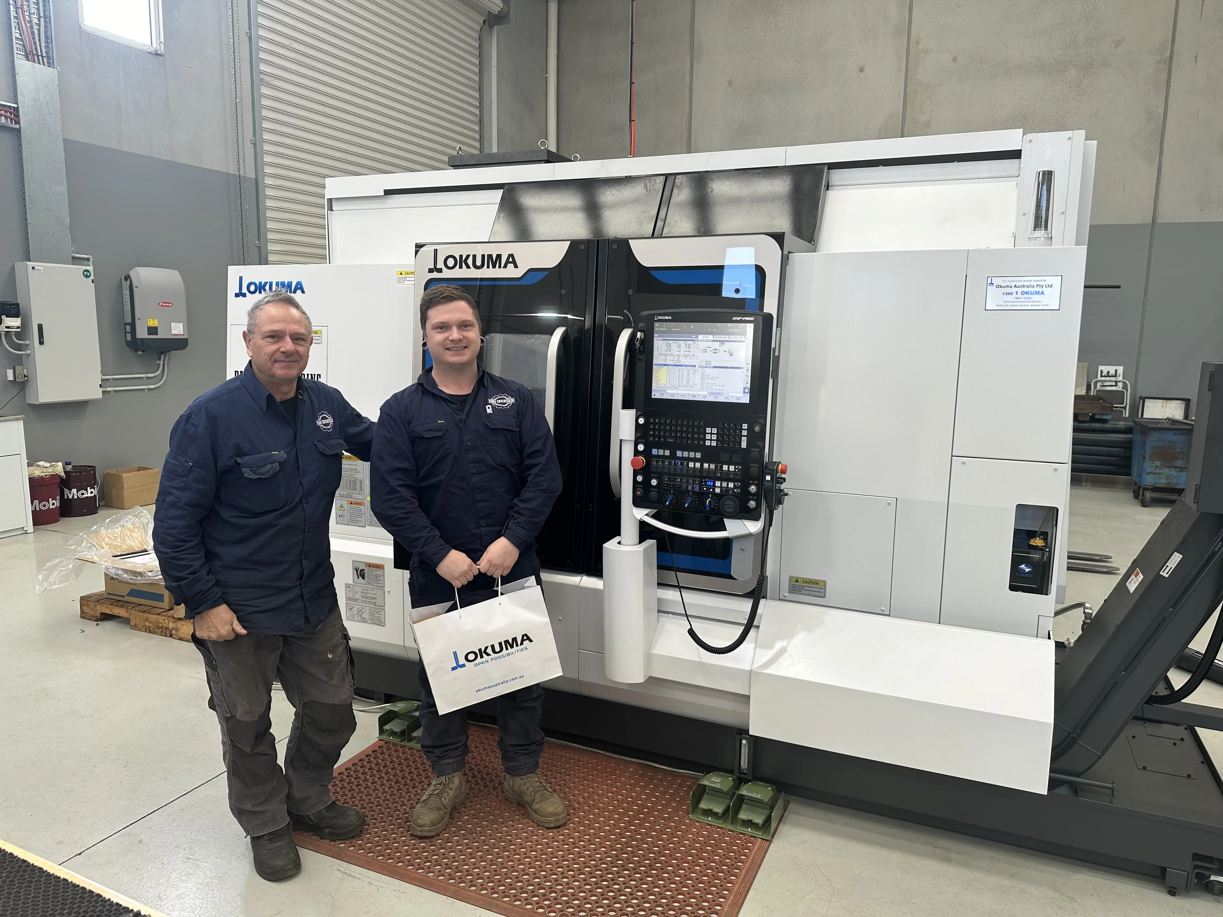 Padco Engineering family workshop, second generation team in Pakenham, Victoria